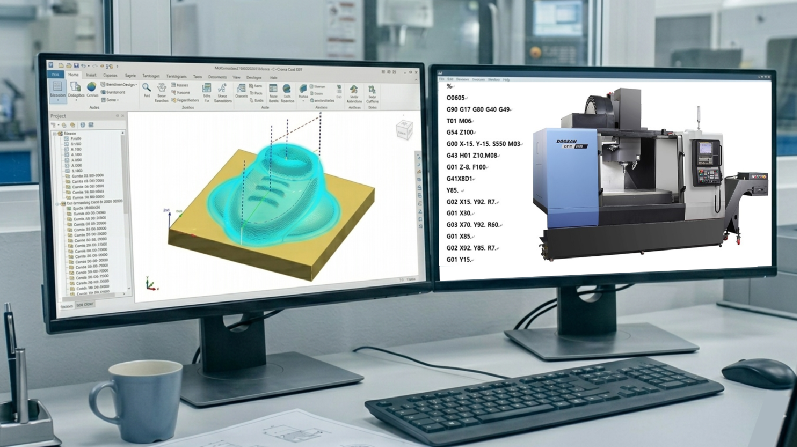 CNC(MCT)조작 및 CAM 가공 실무