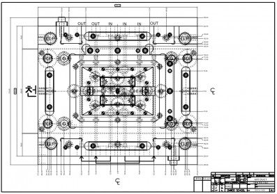 가동측평면조립도